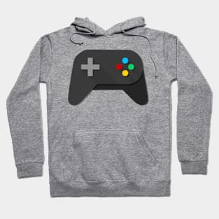 Game Console Black Joystick Hoodie